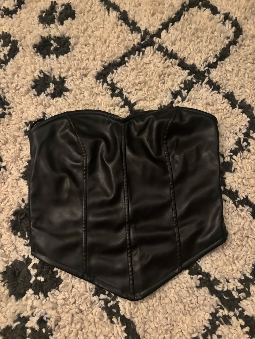 Leather corset